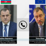 Azərbaycanın xarici işlər naziri Ceyhun Bayramov ilə Avropa İttifaqının Cənubi Qafqaz üzrə xüsusi nümayəndəsi Toivo Klaar arasında telefon danışığı baş tutub