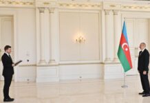 Prezident İlham Əliyev Bosniya və Herseqovinanın Azərbaycanda yeni təyin olunan səfirinin etimadnaməsini qəbul edib