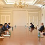 Prezident İlham Əliyev Qırğızıstan Nazirlər Kabinetinin sədr müavinini qəbul edib