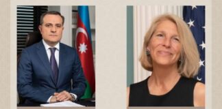Azərbaycan Respublikası xarici işlər naziri Ceyhun Bayramov ilə Amerika Birləşmiş Ştatları dövlət katibinin Avropa və Avrasiya məsələləri üzrə köməkçisi Karen Donfrid arasında telefon danışığı baş tutub
