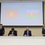 Azərbaycan Respublikası Baş nazirinin müavini, Komissiyasının Azərbaycan tərəfdən həmsədri Əli Əhmədovun və Qırğız Respublikası Nazirlər Kabineti sədrinin müavini, Komissiyanın Qırğızıstan tərəfdən həmsədri Bakıt Torobayev