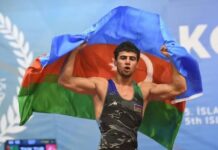 Azərbaycan güləşçiləri İslamiadanı 23 medalla başa vurub V İslam Həmrəyliyi Oyunlarının qızıl medalçısı, yunan-Roma güləşçisi Həsrət Cəfərov