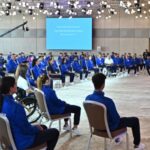 Prezident İlham Əliyev və birinci xanım Mehriban Əliyeva V İslam Həmrəyliyi Oyunlarında nəticə əldə etmiş idmançılarla görüşüblər