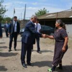 Tərtərdə şəhid Ayşad Əzizovun ailəsi ziyarət olunub