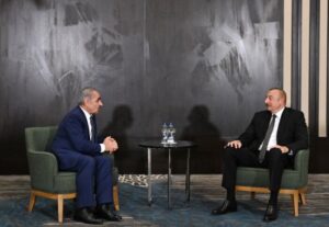 Azərbaycan Respublikasının Prezidenti İlham Əliyev avqustun 9-da Konyada Fələstin Dövlətinin Baş naziri Mohammed Ştayyehi qəbul edib