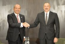 Azərbaycan Respublikasının Prezidenti İlham Əliyev avqustun 9-da Konyada Şimali Kipr Türk Respublikasının Prezidenti Ersin Tatarı qəbul edib