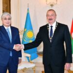 Azərbaycan Prezidenti İlham Əliyev Qazaxıstanın “Altın kıran” – “Qızıl qartal” ali ordeni ilə təltif olunub