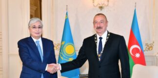 Azərbaycan Prezidenti İlham Əliyev Qazaxıstanın “Altın kıran” – “Qızıl qartal” ali ordeni ilə təltif olunub