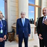 Azərbaycan və Qazaxıstan prezidentləri Füzulidə uşaqlar üçün inşa ediləcək Kurmanqazı adına Yaradıcılığın İnkişafı Mərkəzinin layihəsi ilə tanış olublar