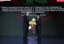 Malayziya Kralı Türkiyənin “Şərəf” ordeni ilə təltif olunub Malayziya Kralı Türkiyənin “Şərəf” ordeni ilə təltif olunub