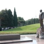 III Yay Düşərgəsinin iştirakçıları Fəxri və Şəhidlər xiyabanlarını ziyarət ediblər