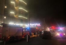 Novxanıda oteldəki yanğın söndürülüb "Spring" Hotel