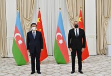 Azərbaycan Prezidenti İlham Əliyevin Səmərqənddə Çin Xalq Respublikasının Sədri Si Cinpin ilə görüşü olub Azərbaycan Prezidenti İlham Əliyevin Səmərqənddə Çin Xalq Respublikasının Sədri Si Cinpin ilə görüşü olub