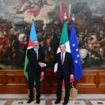 Azərbaycan Prezidenti İlham Əliyevin İtaliya Nazirlər Şurasının Sədri Mario Draqi ilə görüşü olub