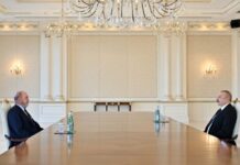 Azərbaycan Prezidenti İlham Əliyev Dünya və Avropa Karate Federasiyasının prezidentini qəbul edib Azərbaycan Prezidenti İlham Əliyev Dünya və Avropa Karate Federasiyasının prezidentini qəbul edib