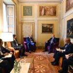 Azərbaycan Prezidenti İlham Əliyev İtaliyanın Çernobbio şəhərində Səudiyyə Ərəbistanının investisiya naziri ilə görüşüb