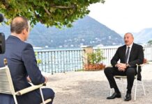 Azərbaycan Prezidenti İlham Əliyev Çernobbio şəhərində İtaliyanın “İl Sole 24 Ore” qəzetinə müsahibə verib Azərbaycan Prezidenti İlham Əliyev Çernobbio şəhərində İtaliyanın “İl Sole 24 Ore” qəzetinə müsahibə verib