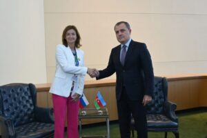 Azərbaycan Respublikasının xarici işlər naziri Ceyhun Bayramov Sloveniyanın xarici işlər naziri Tanja Fajon ilə görüşüb
