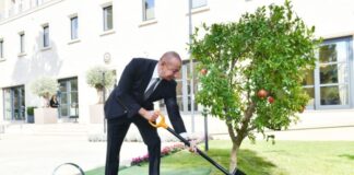 Azərbaycan Prezidenti İlham Əliyev açılışda iştirak edib