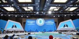 Şeyxülislam Allahşükür Paşazadə Qazaxıstanda keçirilən Dünya və ənənəvi din liderlərinin VII Qurultayında iştirak edir
