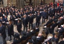Milli Məclisin sədri Sahibə Qafarova Böyük Britaniya və Şimali İrlandiya Kraliçasının vida mərasimində