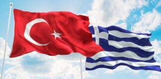 Türkiyə və Yunanıstan bayraqları