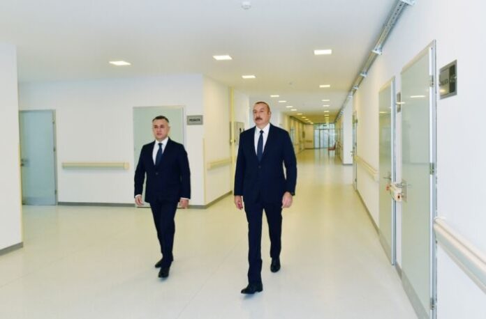 Prezident İlham Əliyev Bakıda Uşaq və Yeniyetmələr üçün Respublika Vərəm Xəstəlikləri Sanatoriyasının açılışında iştirak edib