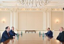 Prezident İlham Əliyev Gürcüstanın təhsil və elm nazirini qəbul edib Prezident İlham Əliyev Gürcüstanın təhsil və elm nazirini qəbul edib