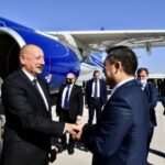 Azərbaycan Prezidenti İlham Əliyev Qırğızıstana dövlət səfərinə gəlib