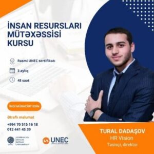UNEC-də “İnsan resursları mütəxəssisi” kursu
