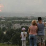 hərbi anbarda partlayış