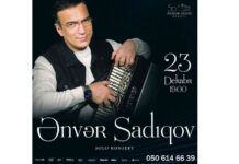 Xalq artisti Ənvər Sadıqov ilk böyük solo konserti ilə çıxış edəcək Xalq artisti Ənvər Sadıqov