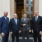 Praqada Prezident İlham Əliyevin Fransa Prezidenti, Avropa İttifaqı Şurasının Prezidenti və Ermənistanın baş naziri ilə görüşü keçirilib