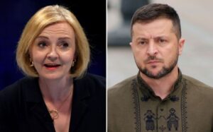 Ukrayna Prezidenti Volodimir Zelenski Böyük Britaniyanın Baş naziri Liz Tras ilə telefon danışığı zamanı Kiyevə hərbi yardımı müzakirə etdiyini bildirib