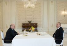 Azərbaycan Prezidenti İlham Əliyevin Rusiya Hökumətinin sədri Mixail Mişustin ilə təkbətək görüşü olub Noyabrın 18-də Azərbaycan Respublikasının Prezidenti İlham Əliyevin Rusiya Federasiyası Hökumətinin sədri Mixail Mişustin ilə çay masası əsnasında təkbətək görüşü olub