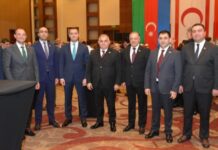 Bakıda Şimali Kipr Türk Respublikasının müstəqilliyinin 39-cu ildönümü münasibətilə tədbir keçirilib