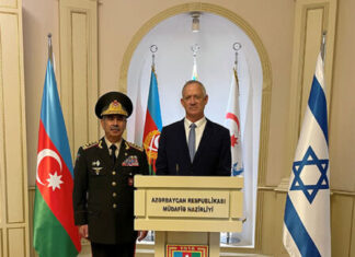 İsrail Dövlətinin müdafiə naziri Benyamin Qans Azərbaycan Respublikasının müdafiə naziri general-polkovnik Zakir Həsənova zəng edib