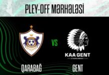 UEFA Konfrans Liqası: “Qarabağ”ın “Gent”ə qarşı keçirəcəyi oyunların başlama saatı müəyyənləşib