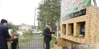 Xaçmazda şəhidin xatirəsinə inşa olunan bulaq kompleksi istifadəyə verilib