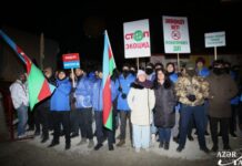 Laçın-Xankəndi yolu: Aksiya iştirakçıları haqlı tələblərinin yerinə yetirilməsini istəyirlər Laçın-Xankəndi yolu: Aksiya iştirakçıları