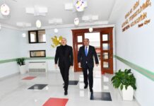 Heydər Əliyev Fondunun təşəbbüsü ilə Oğuzda inşa edilmiş körpələr evi-uşaq bağçası istifadəyə verilib