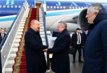 Azərbaycan Prezidenti İlham Əliyev Rusiyanın Sankt-Peterburq şəhərinə işgüzar səfərə gəlib Azərbaycan Prezidenti İlham Əliyev Rusiyanın Sankt-Peterburq şəhərinə işgüzar səfərə gəlib