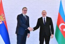 Azərbaycan Prezidenti İlham Əliyevin Serbiya Prezidenti Aleksandar Vuçiç ilə təkbətək görüşü