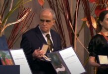 Osloda 2022-ci il üzrə Nobel Sülh mükafatı təqdim olunub Osloda 2022-ci il üzrə Nobel Sülh mükafatı təqdim olunub