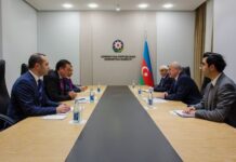Energetika Nazirliyində nazir müavini Samir Vəliyevlə Türk Dövlətləri Təşkilatının (TDT) Baş katibi Kubanıçbek Ömüralıyev arasında görüş keçirilib