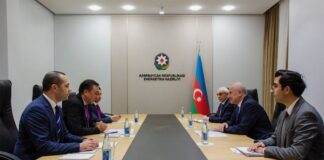 Energetika Nazirliyində nazir müavini Samir Vəliyevlə Türk Dövlətləri Təşkilatının (TDT) Baş katibi Kubanıçbek Ömüralıyev arasında görüş keçirilib