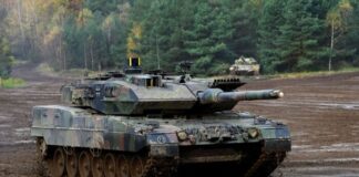 "Leopard" döyüş tankları