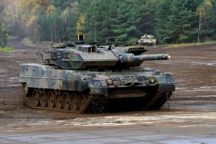 "Leopard" döyüş tankları