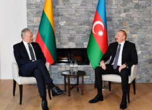 Azərbaycan Respublikasının Prezidenti İlham Əliyevin yanvarın 18-də Davosda Litva Respublikasının Prezidenti Gitanas Nauseda ilə görüşü