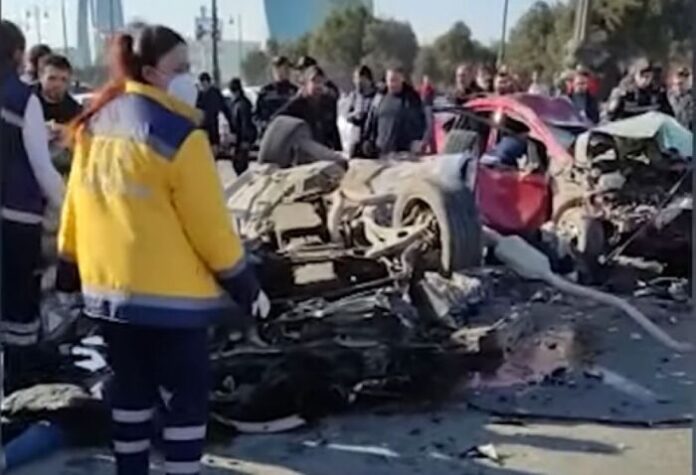 Bakıda ağır yol qəzası